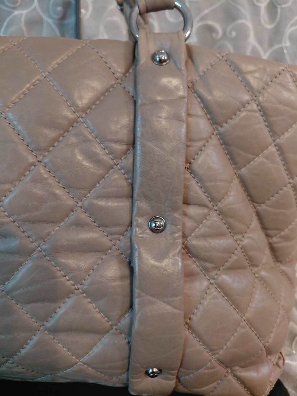 Chanel Vintage Series 11 Era Lambskin Lady Braid Travel Tote - Picture 7 of 16